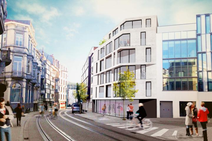 Bouw nieuwe residentie in de bruisende binnenstad Gent