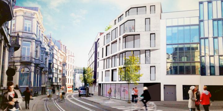 Bouw nieuwe residentie in de bruisende binnenstad Gent
